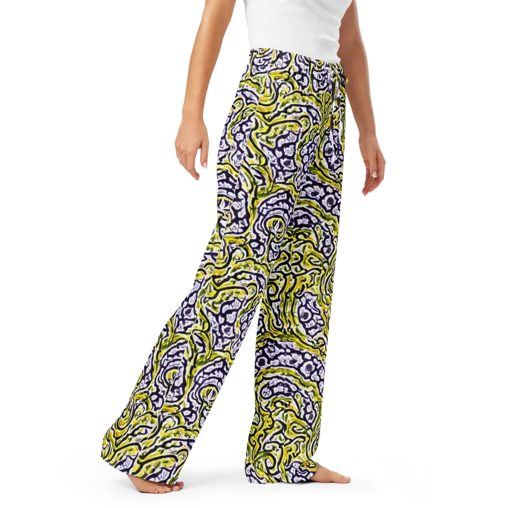 Citrine Ink on Women's Pajama Pants — Right Front