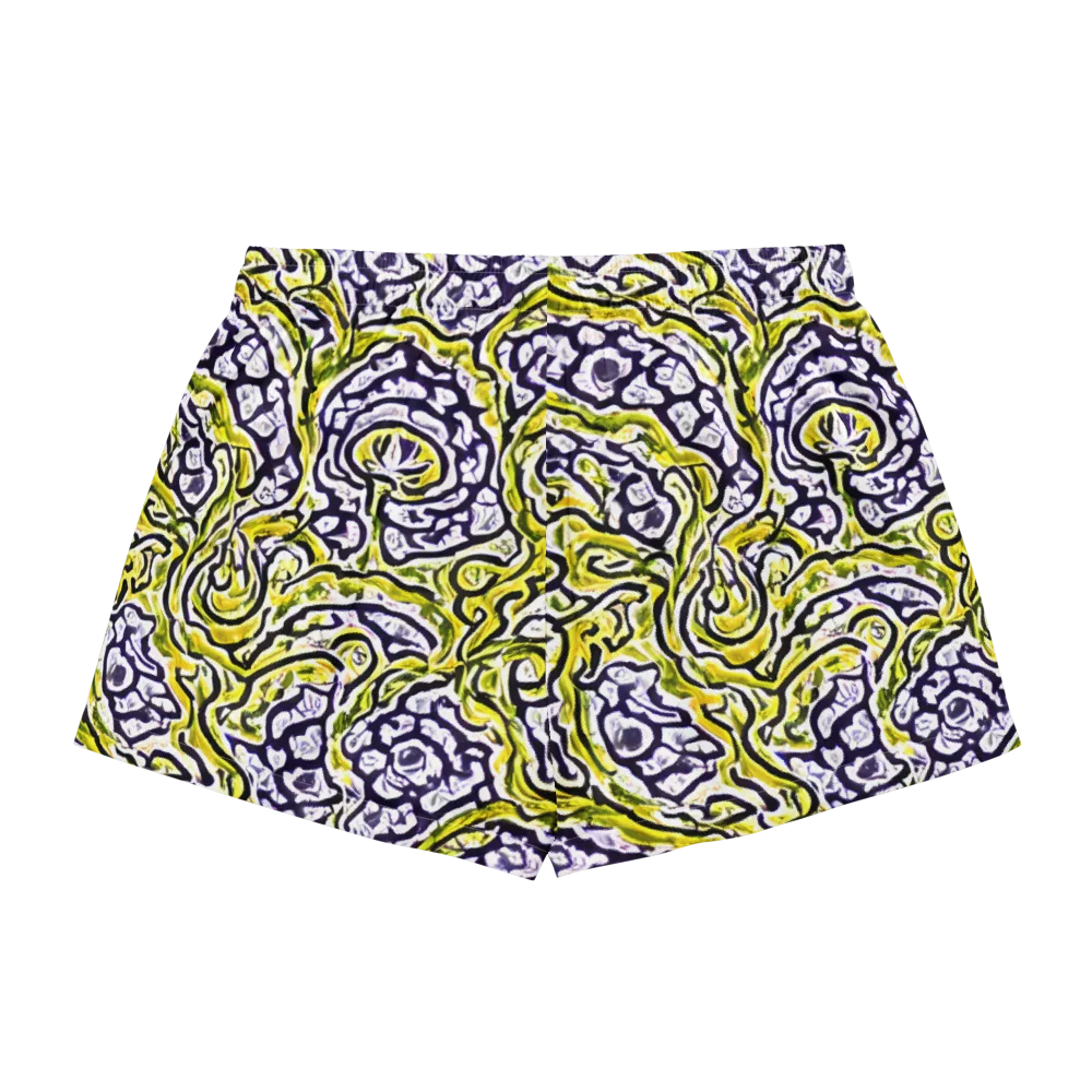 Citrine Ink on Women's Pajama Shorts — Back