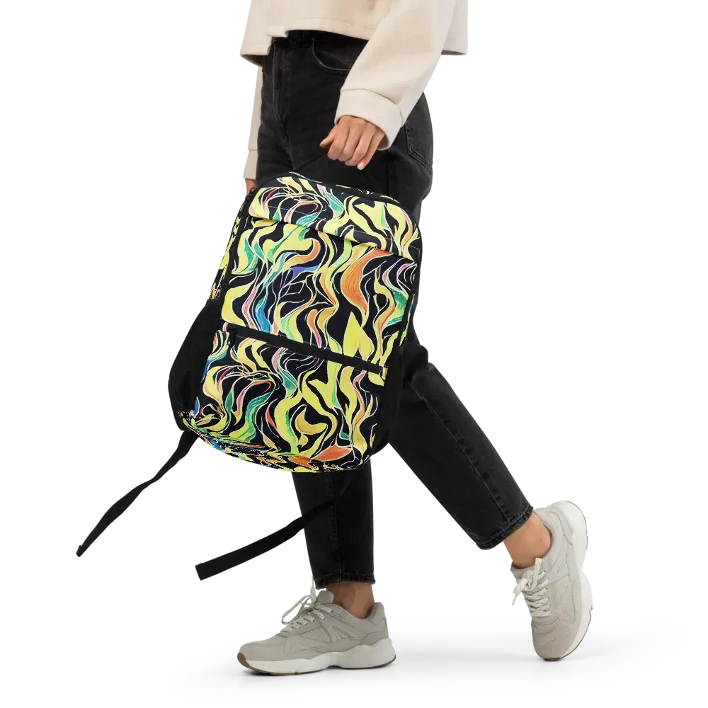 Color Vortex on Utility Backpack — Front