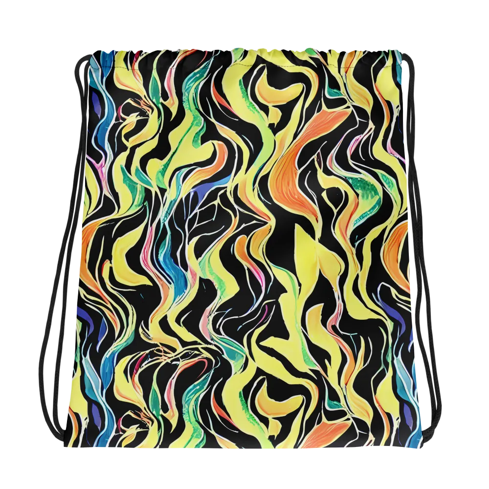 Color Vortex on Drawstring Bag — Photo
