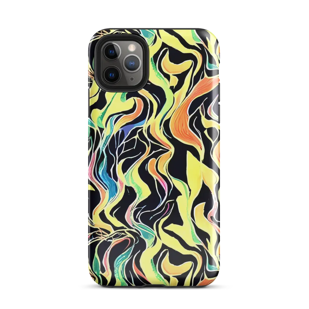 Color Vortex on Tough Case for iPhone® — Front