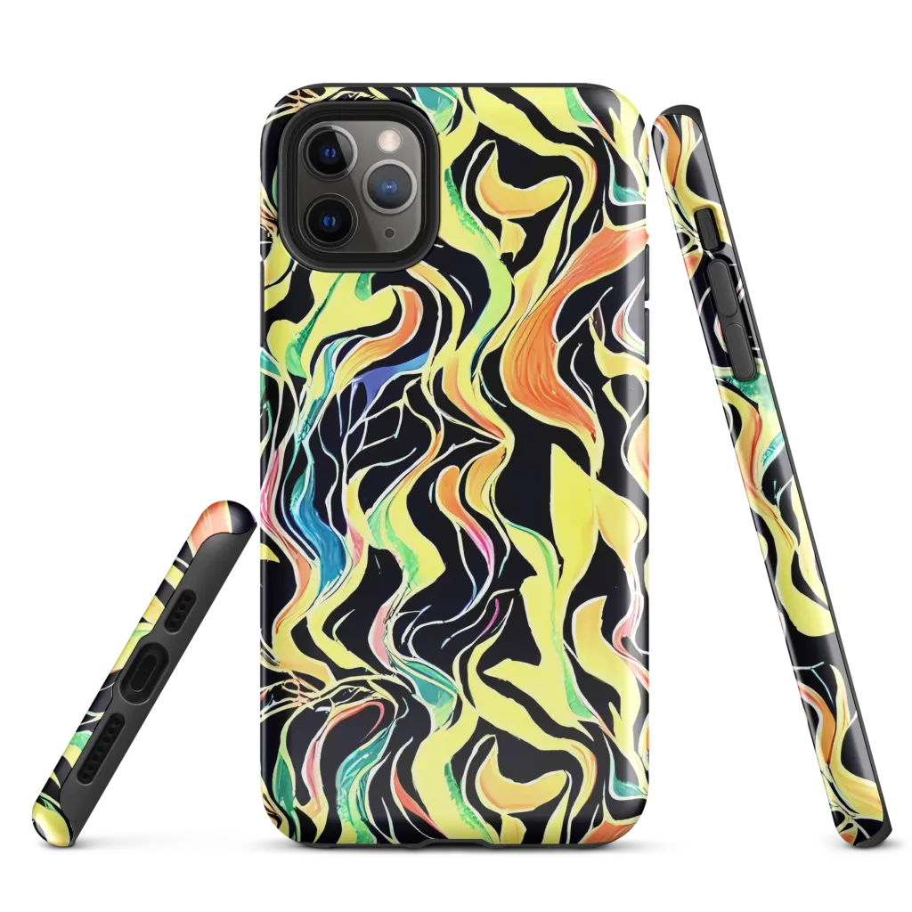 Color Vortex on Tough Case for iPhone® — Front