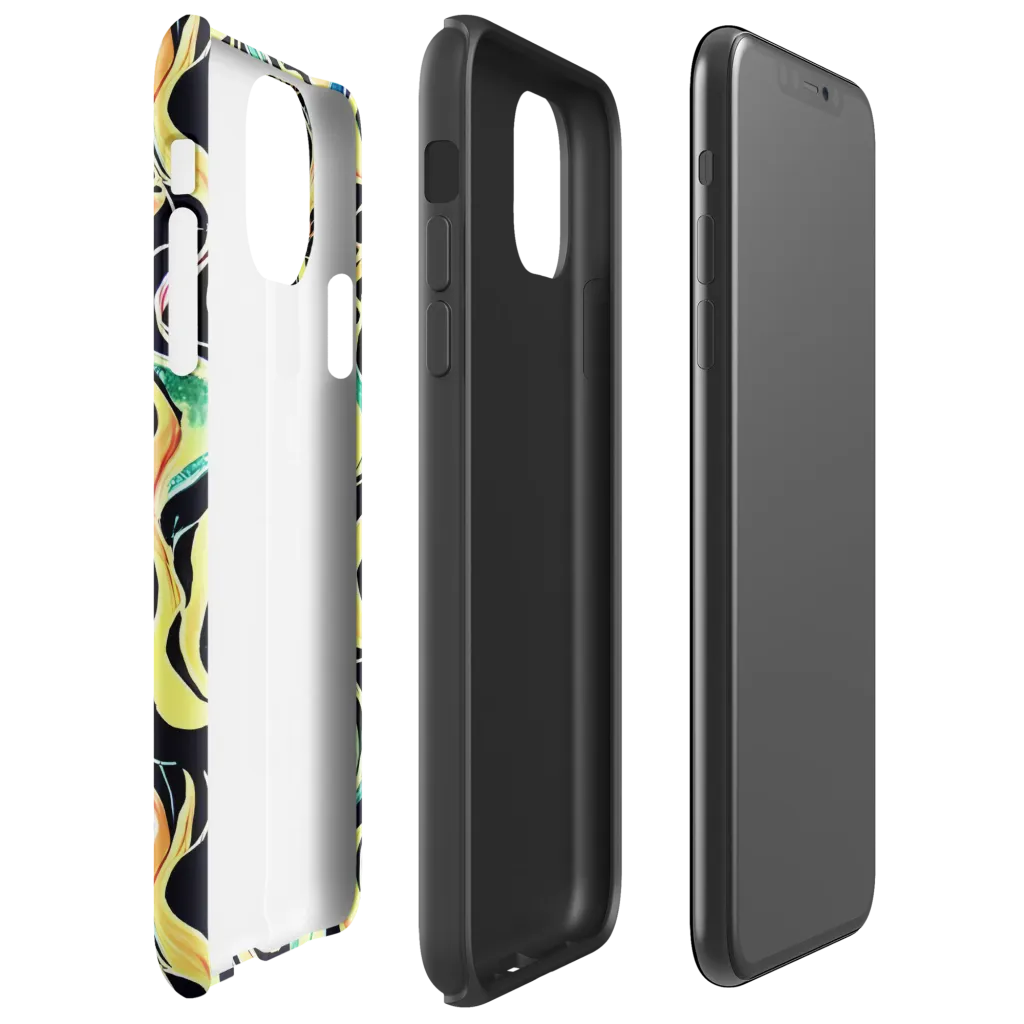 Color Vortex on Tough Case for iPhone® — Right