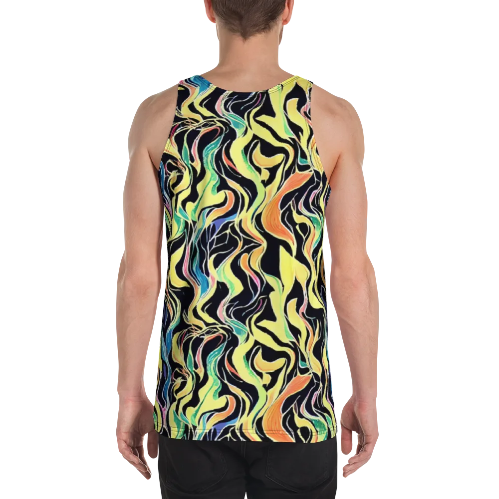 Color Vortex on Men's Tank Top — Back