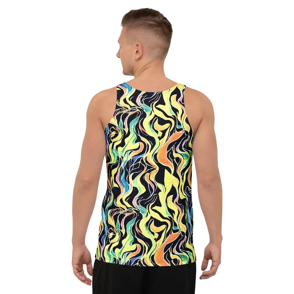 Color Vortex on Men's Tank Top — Back