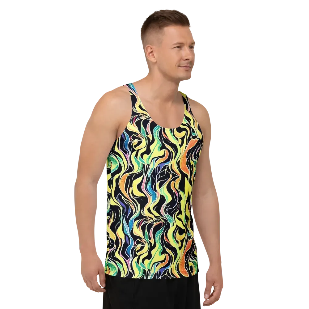 Color Vortex on Men's Tank Top — Right Front