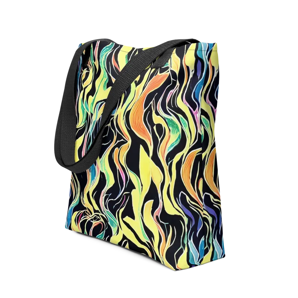 Color Vortex on Tote Bag — Front