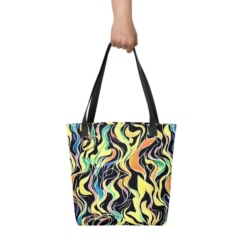 Color Vortex on Tote Bag — Front