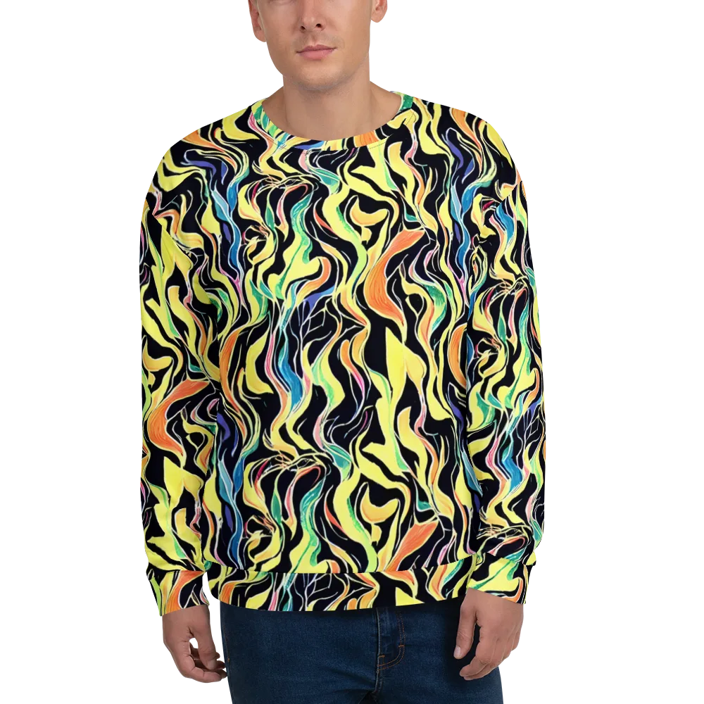 Color Vortex on Sweatshirt — Front