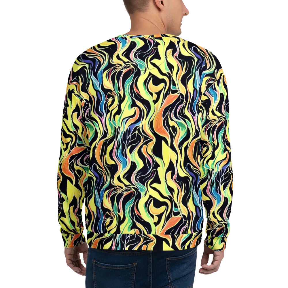 Color Vortex on Sweatshirt — Back