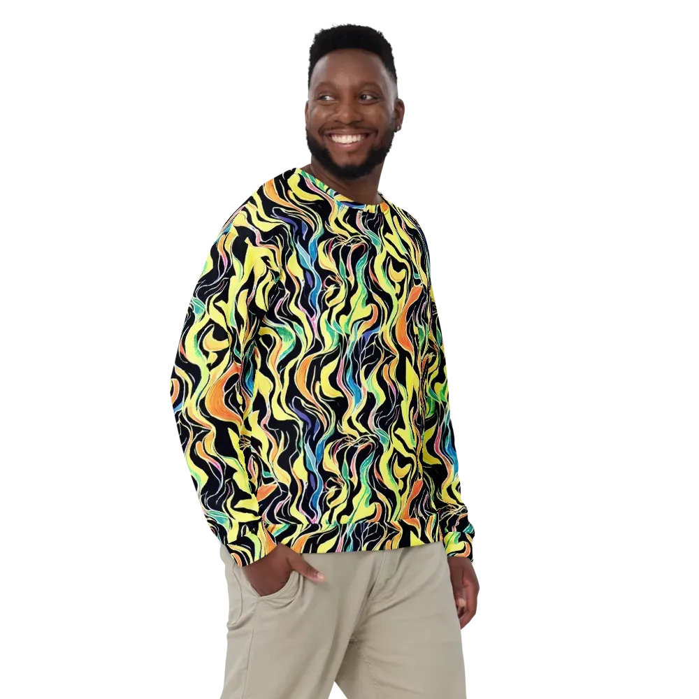 Color Vortex on Sweatshirt — Front