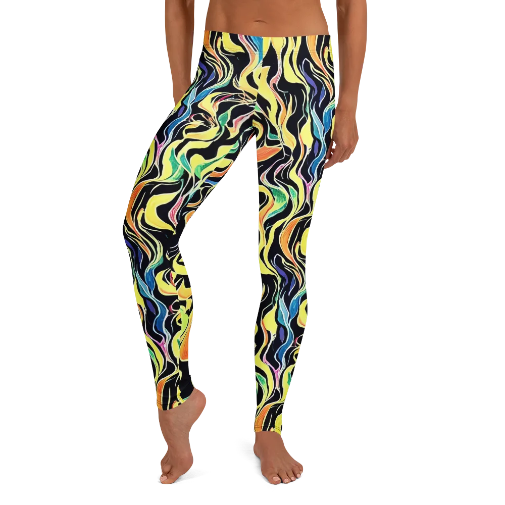 Color Vortex on Leggings — Front