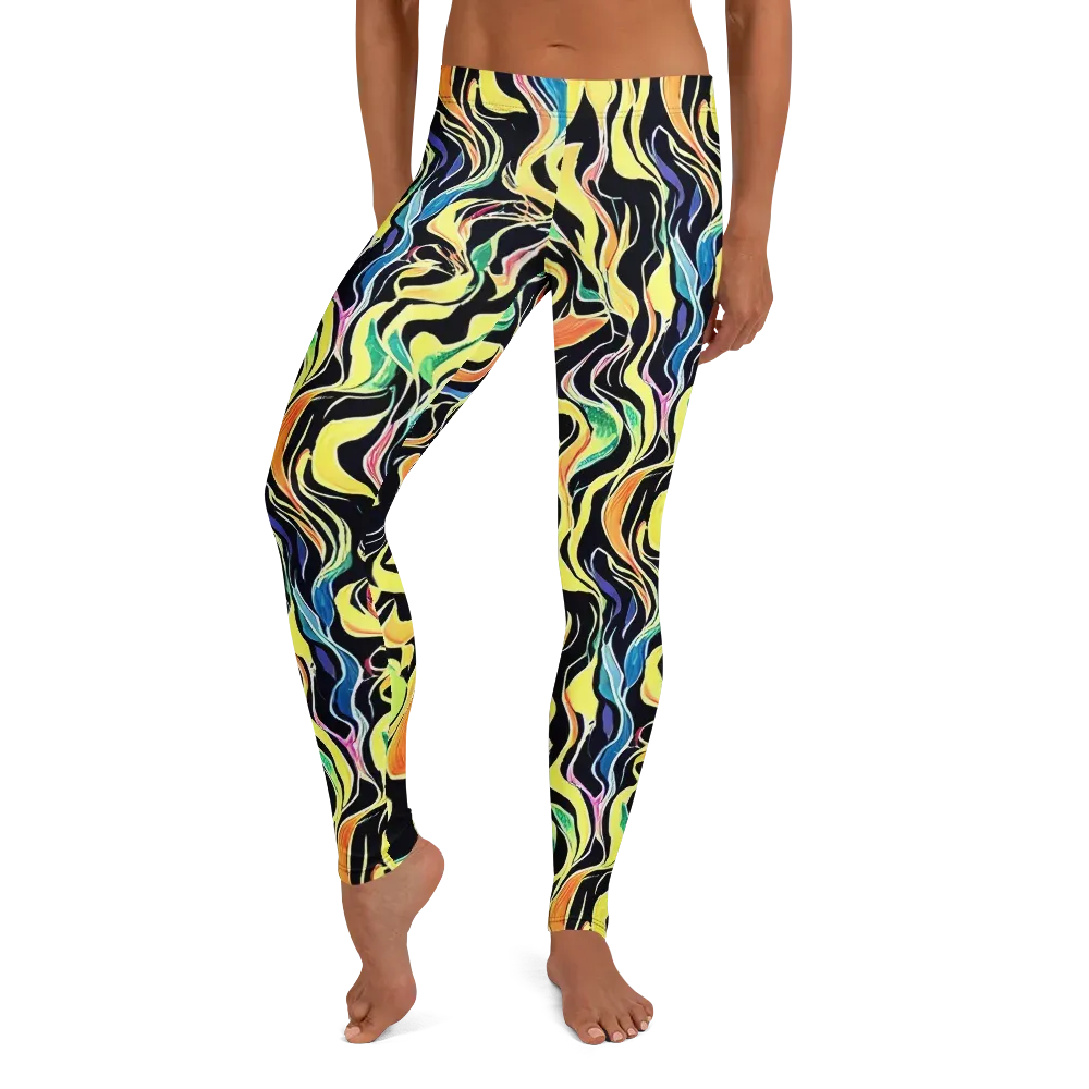 Color Vortex on Leggings — Front