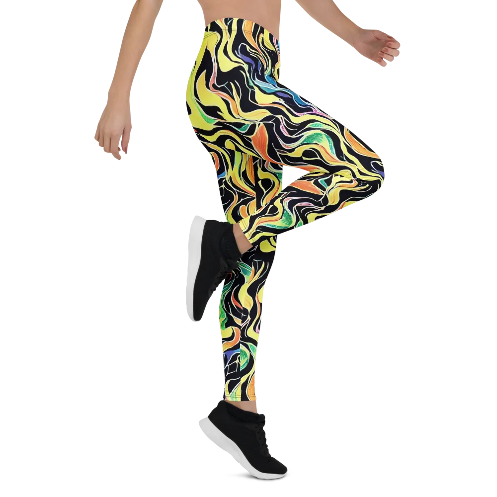 Color Vortex on Leggings — Right