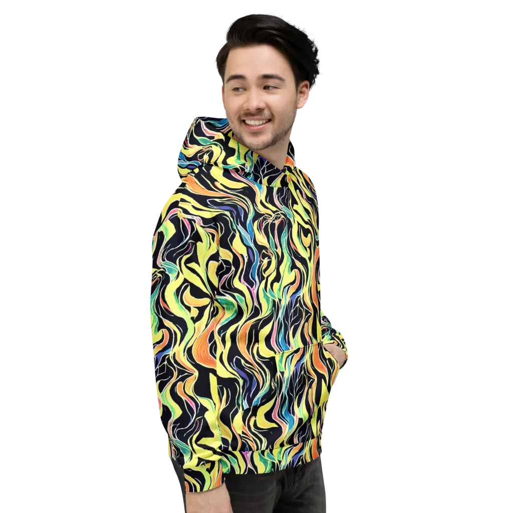Color Vortex on Hoodie — Right