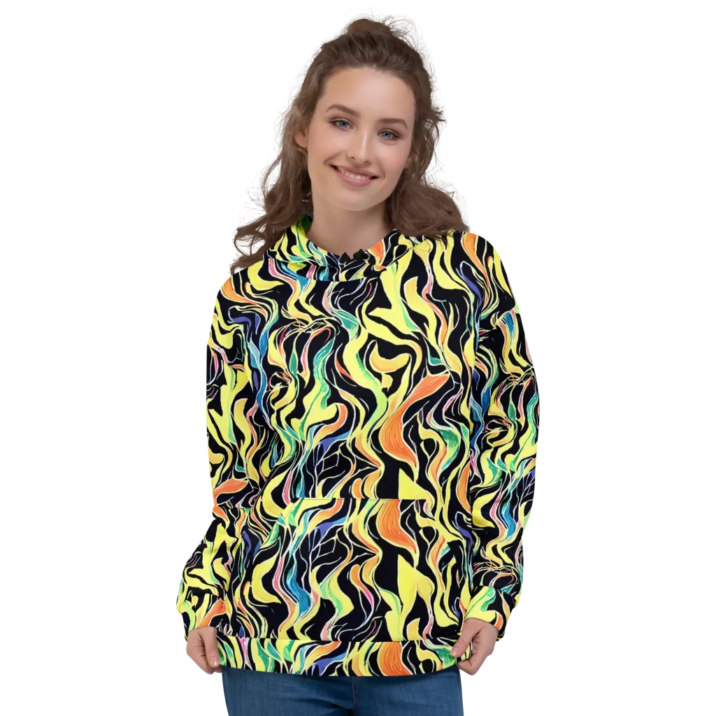 Color Vortex on Hoodie — Front