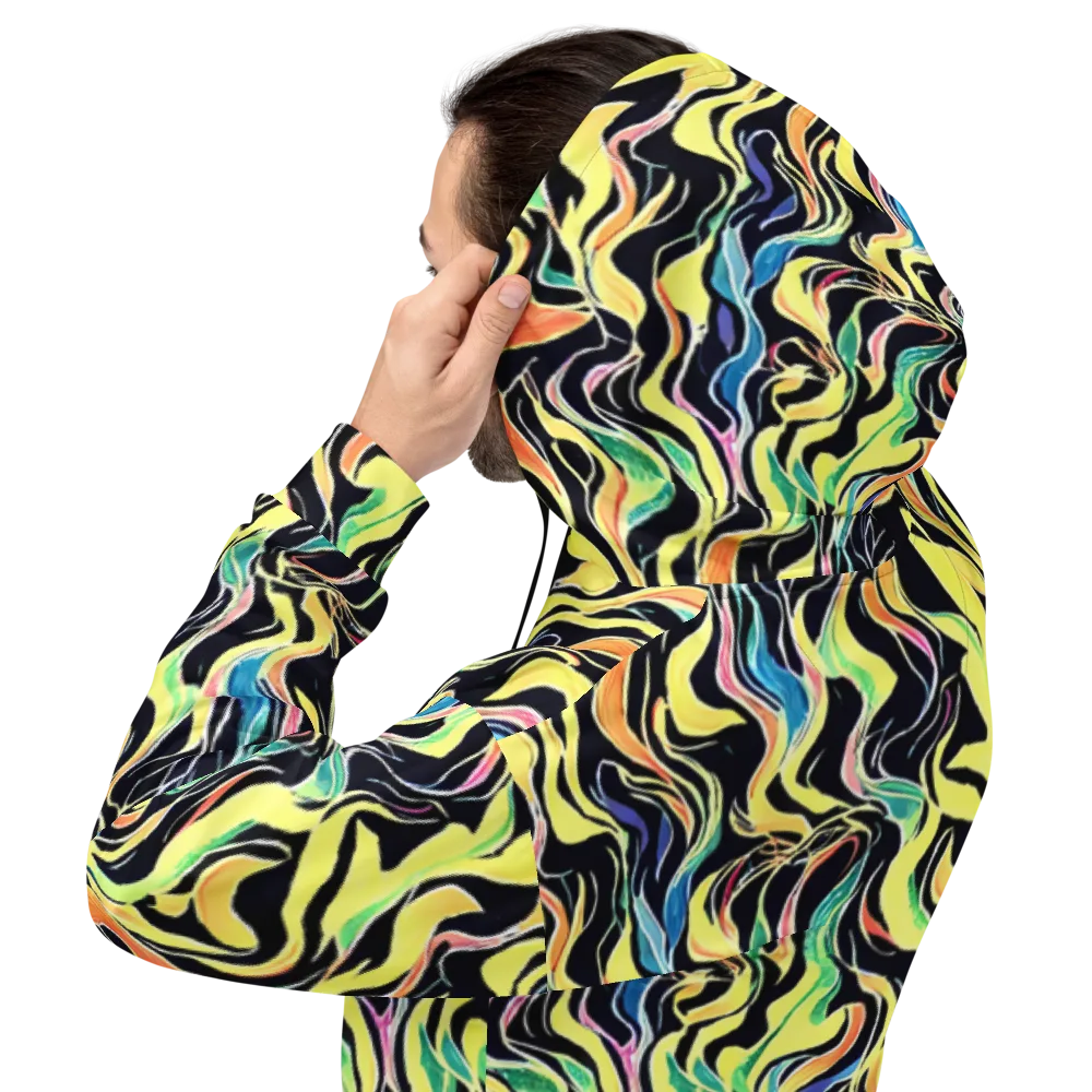 Color Vortex on Hoodie — Back