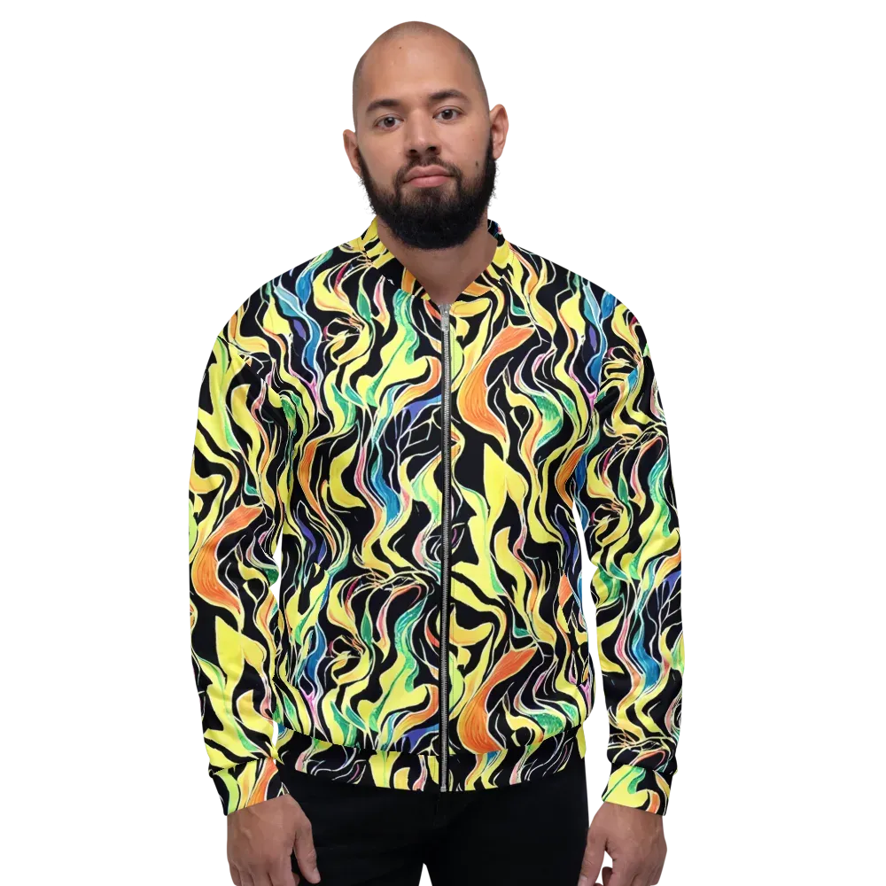 Color Vortex on Bomber Jacket — Front