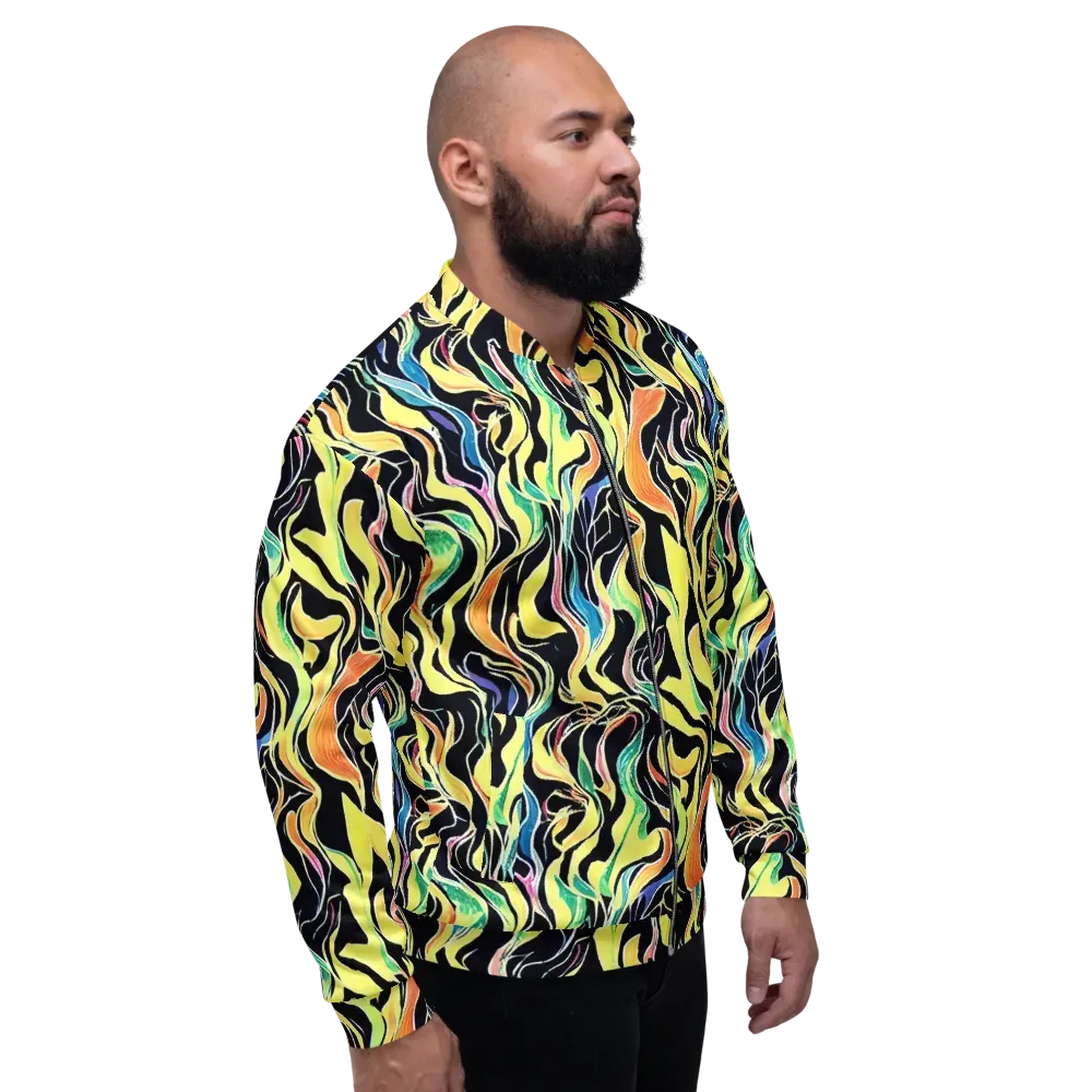 Color Vortex on Bomber Jacket — Right