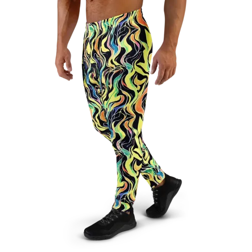 Color Vortex on a Men's Joggers
