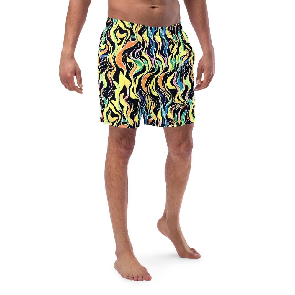 Color Vortex on Swim Trunks — Front