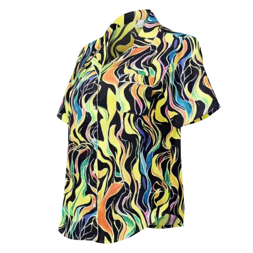 Color Vortex on a Women's Short Sleeve Pajama Top