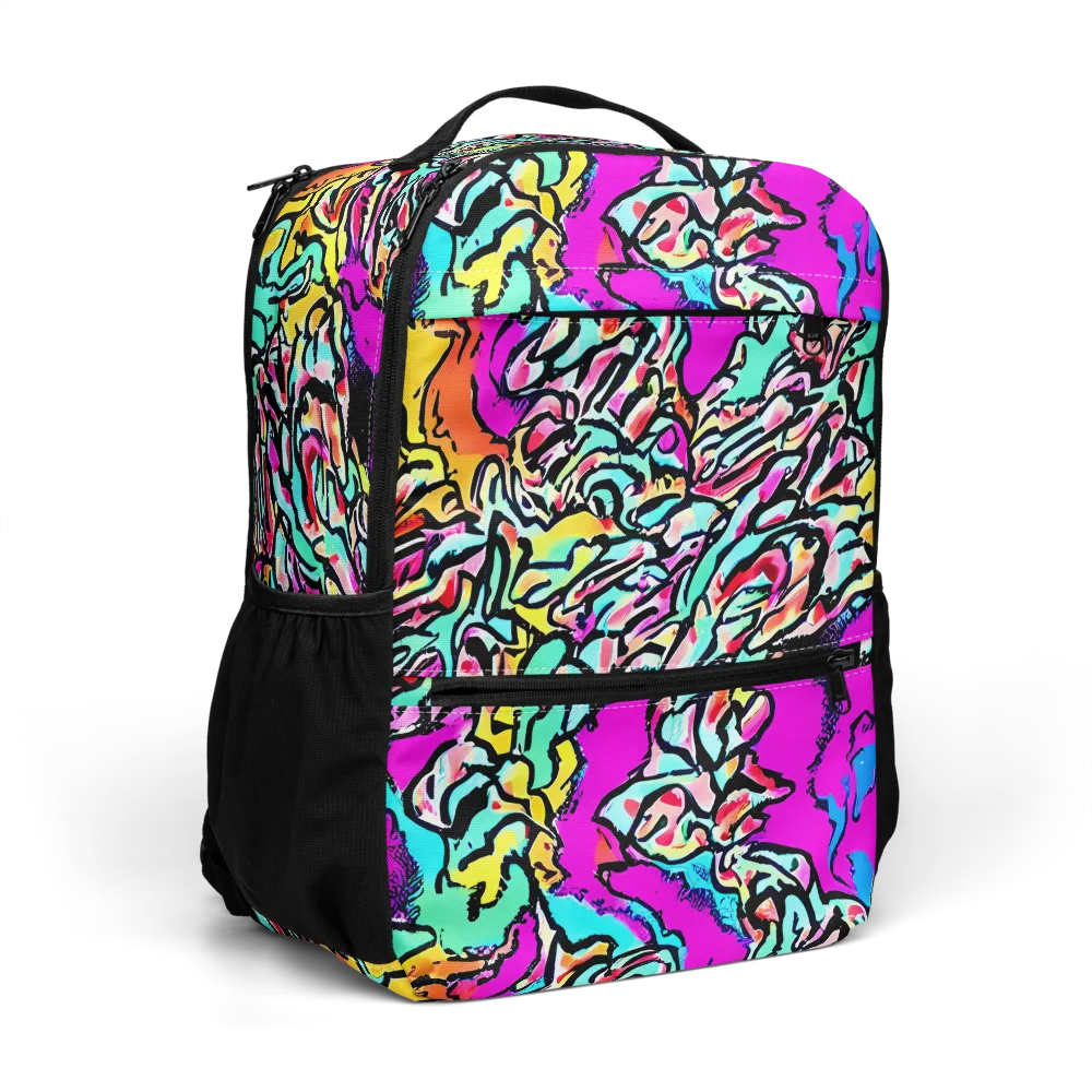 Radiant Disruption on Utility Backpack — Right Front