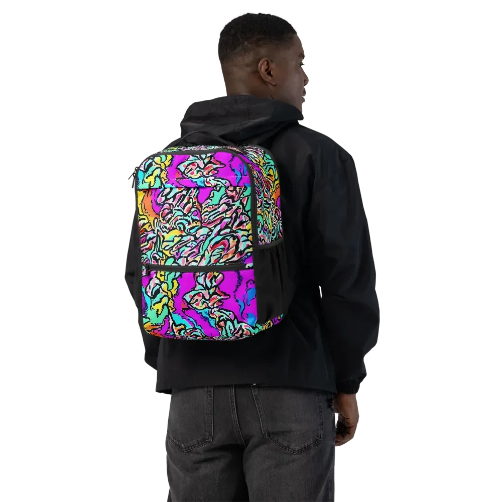 Radiant Disruption on Utility Backpack — Back