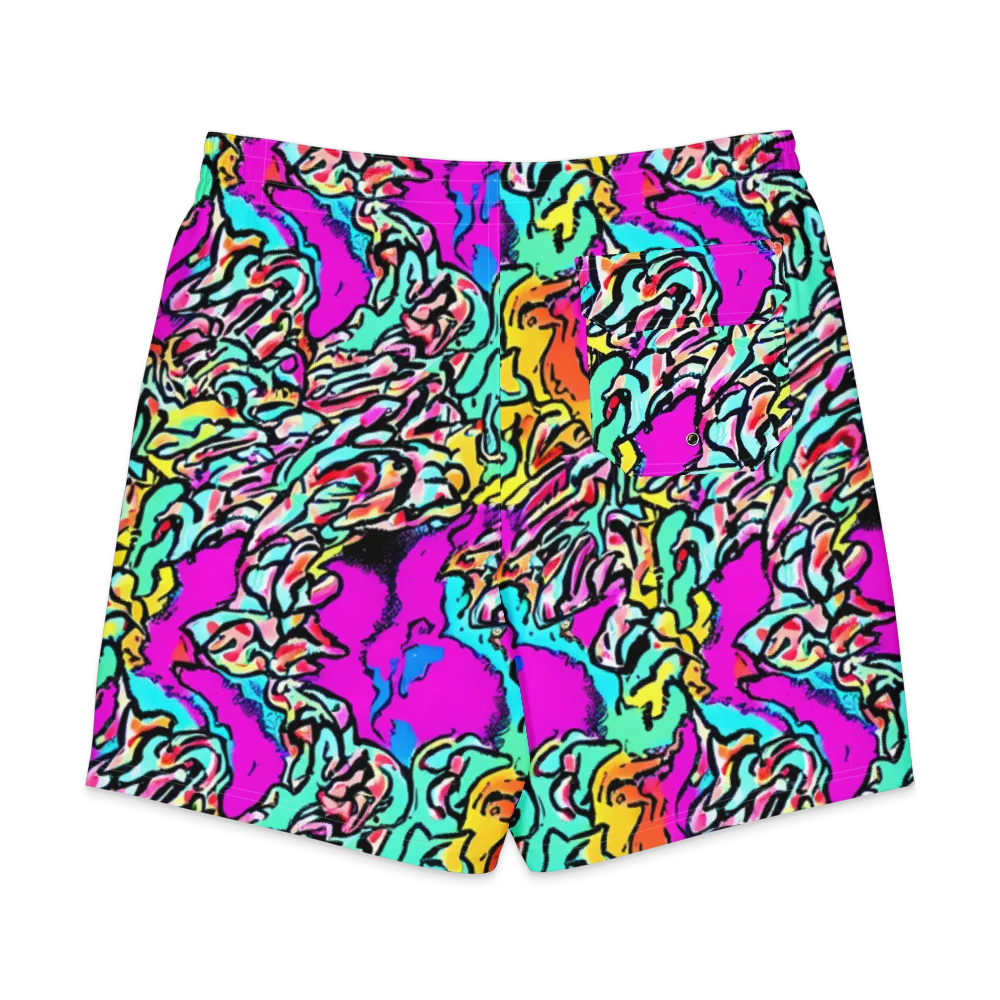 Radiant Disruption on Men's Board Shorts — Back