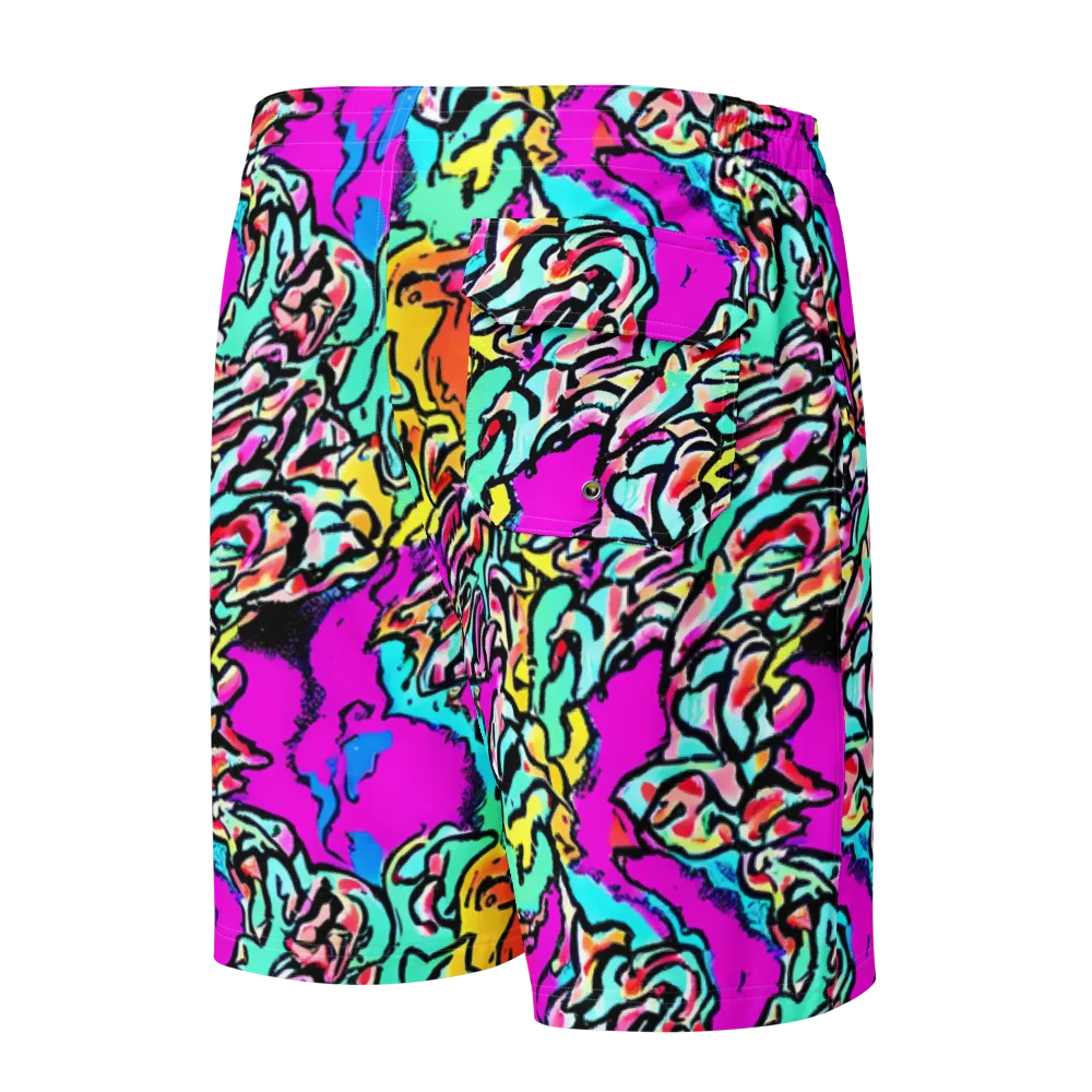Radiant Disruption on Men's Board Shorts — Back