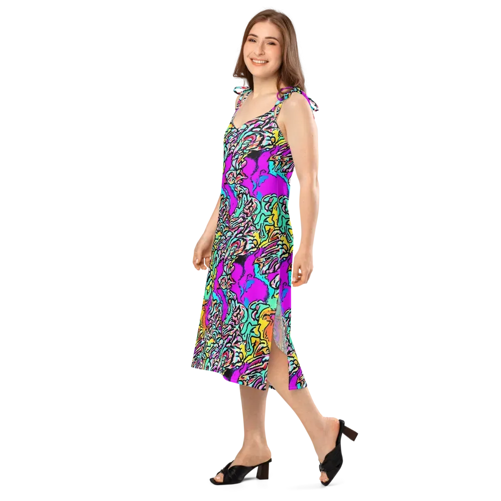 Radiant Disruption on Slip Dress — Left Front
