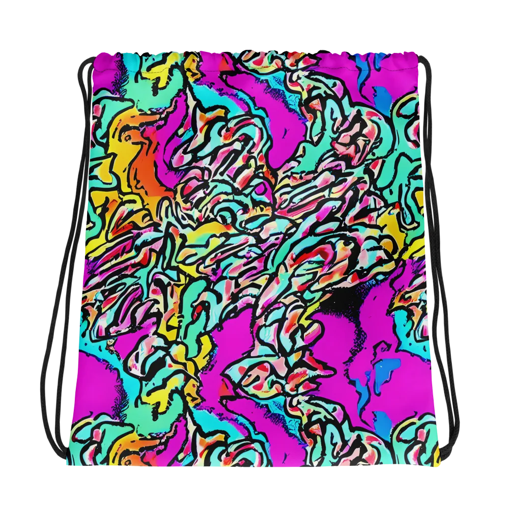 Radiant Disruption on Drawstring Bag — Photo
