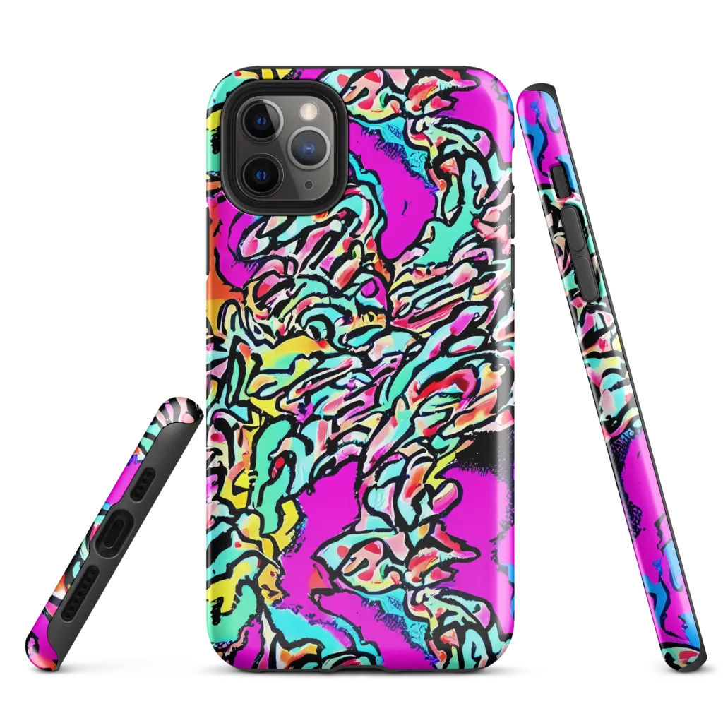 Radiant Disruption on Tough Case for iPhone® — Front