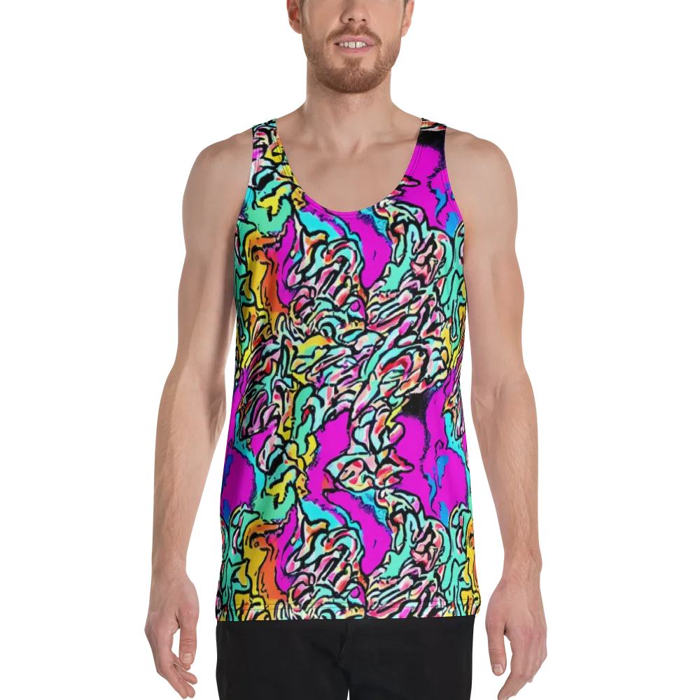 Radiant Disruption on Men's Tank Top — Front