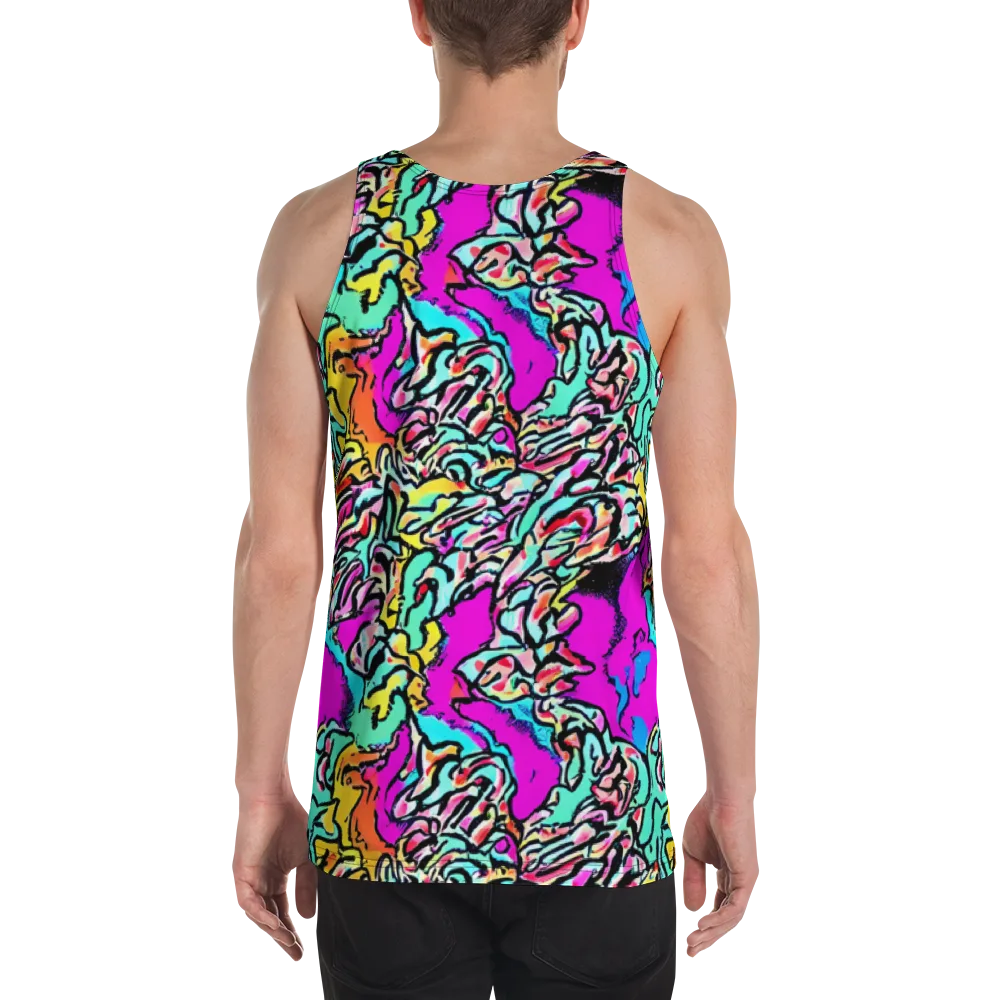 Radiant Disruption on Men's Tank Top — Back