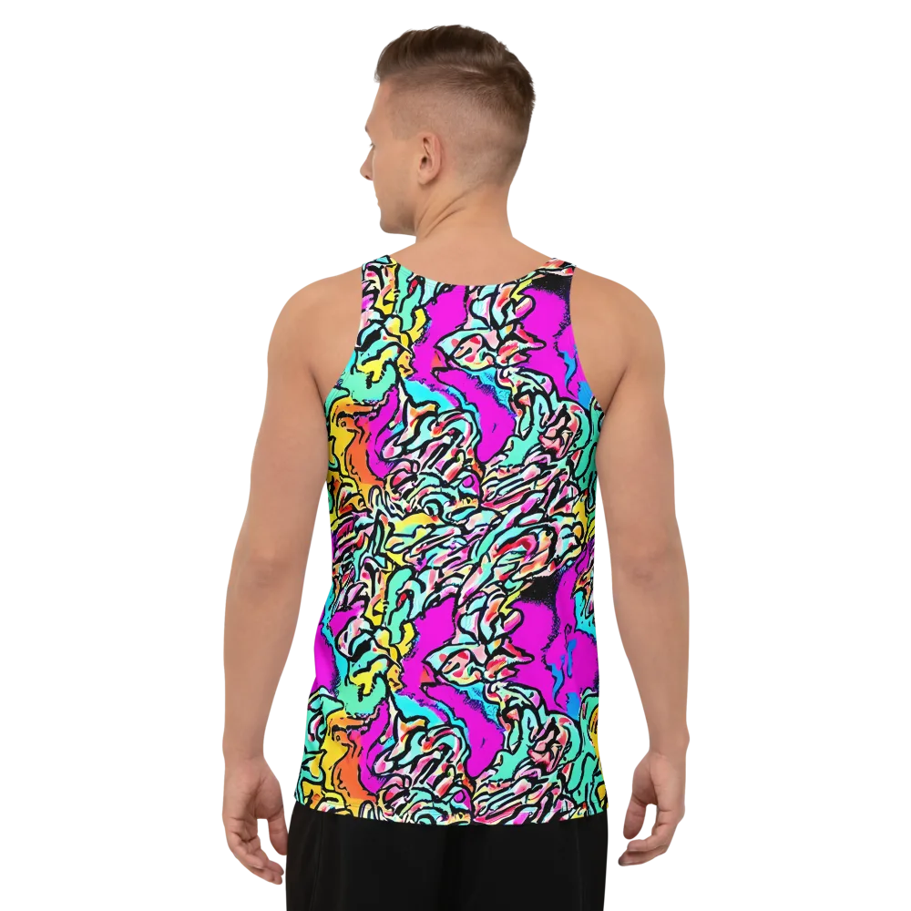 Radiant Disruption on Men's Tank Top — Back