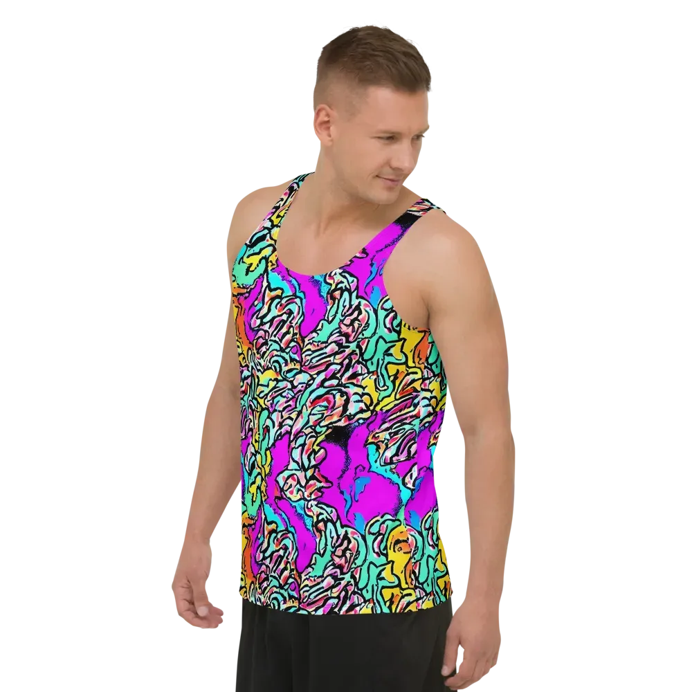 Radiant Disruption on Men's Tank Top — Left Front