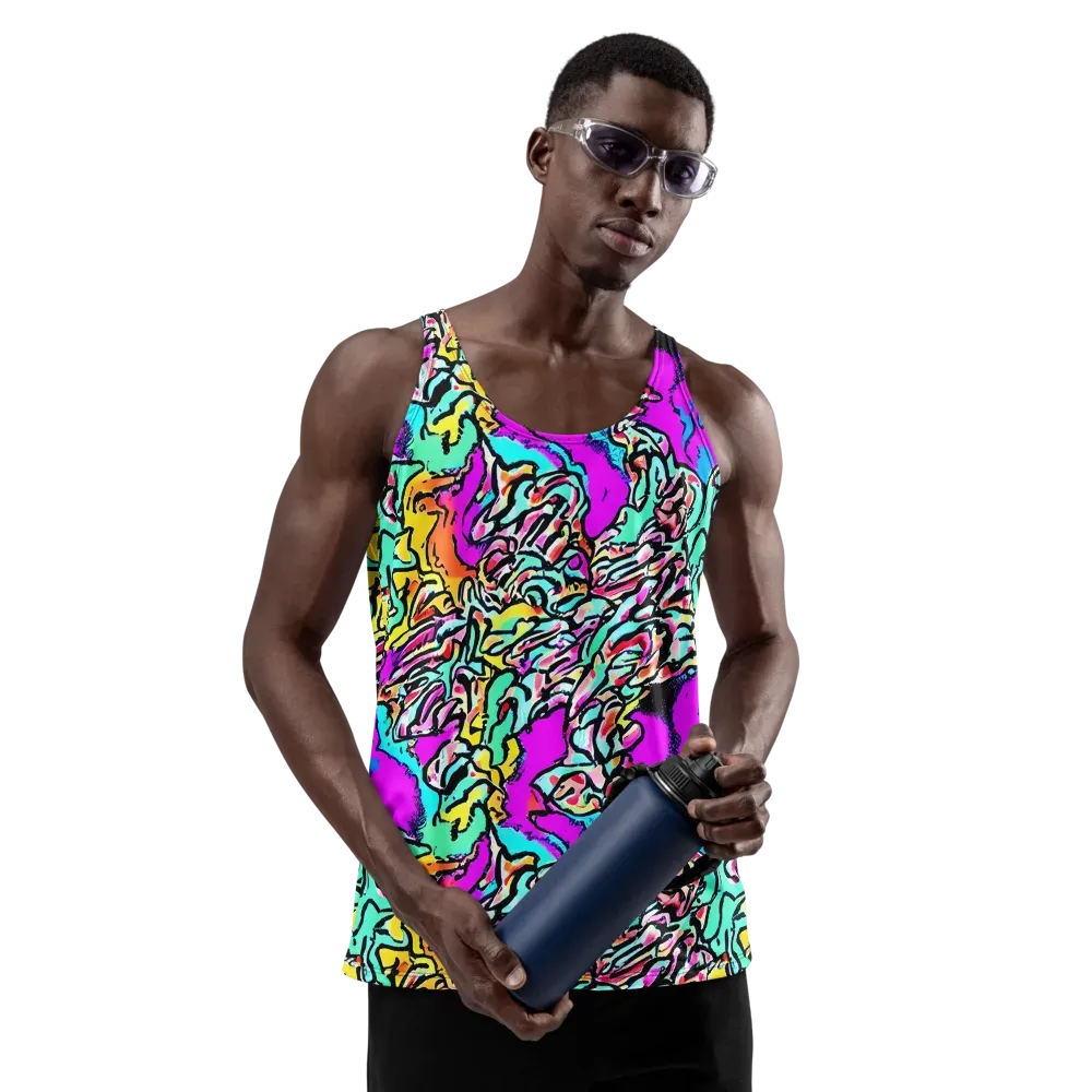 Radiant Disruption on Men's Tank Top — Front
