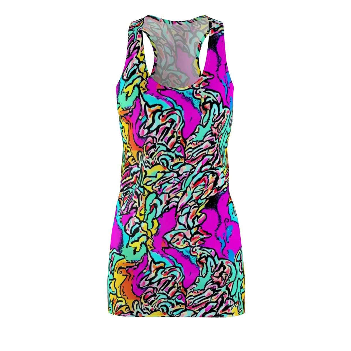 Radiant Disruption on Racerback Dress — Front