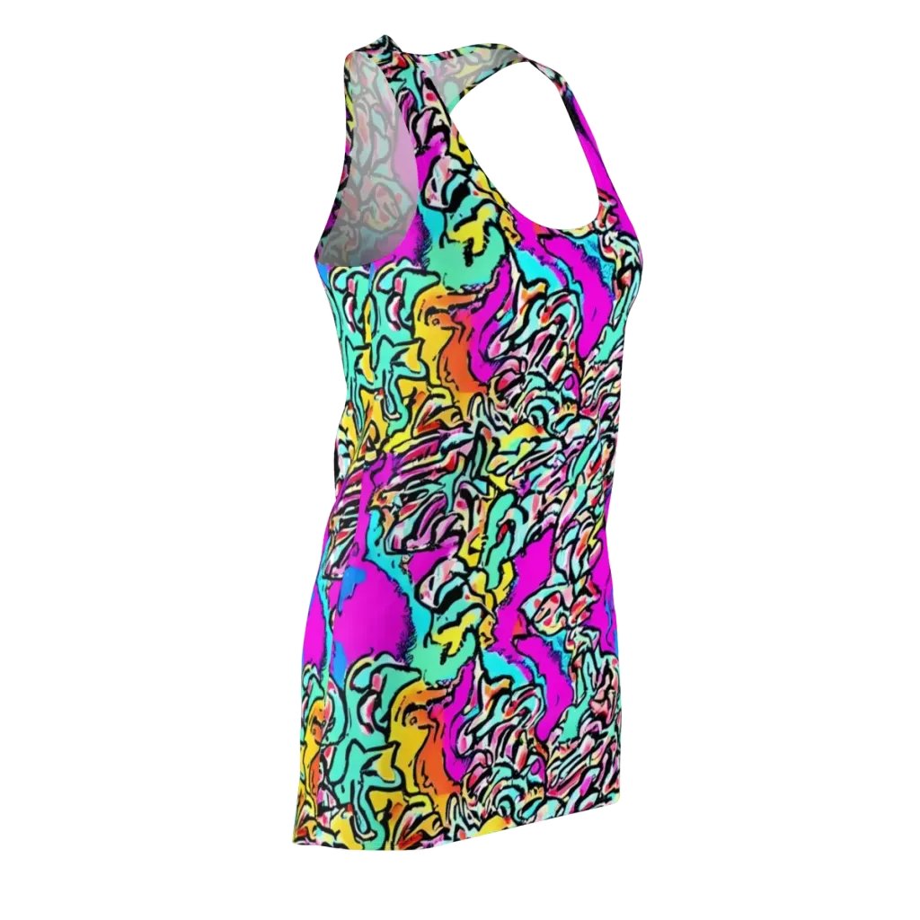 Radiant Disruption on Racerback Dress — Front Side