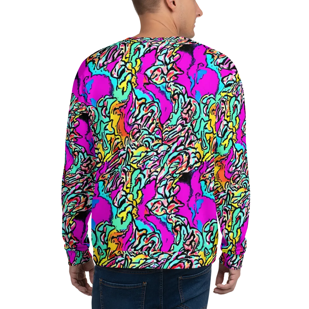 Radiant Disruption on Sweatshirt — Back