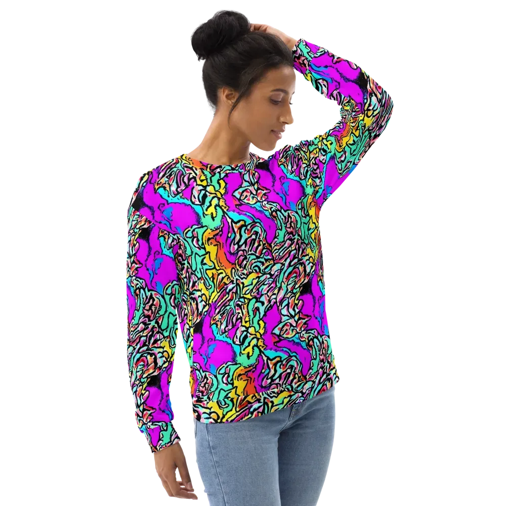 Radiant Disruption on Sweatshirt — Right Front