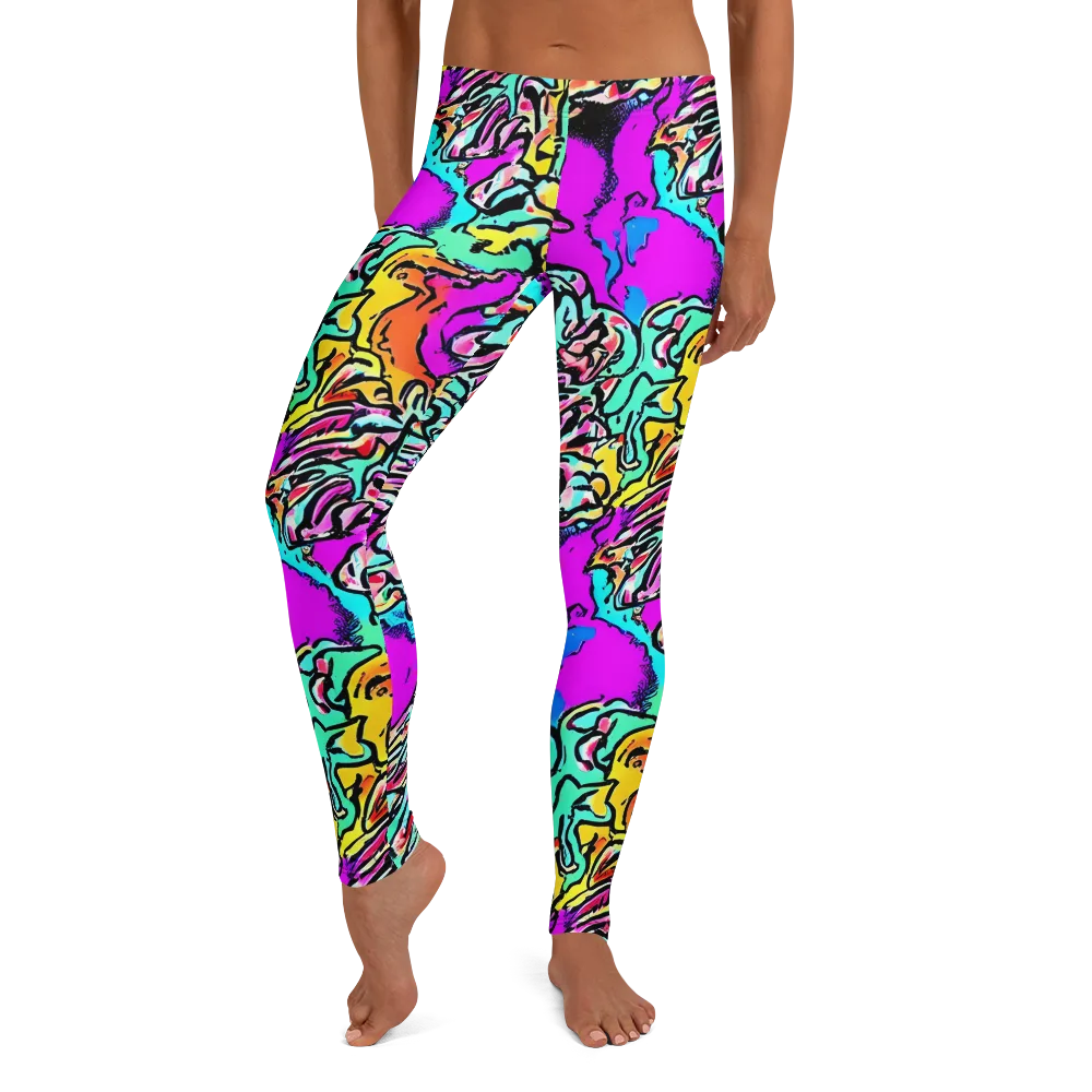 Radiant Disruption on Leggings — Front