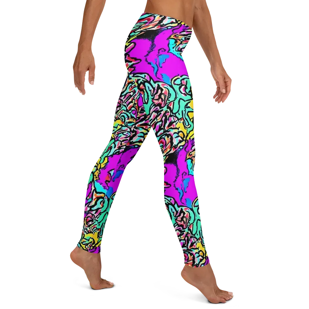 Radiant Disruption on Leggings — Right