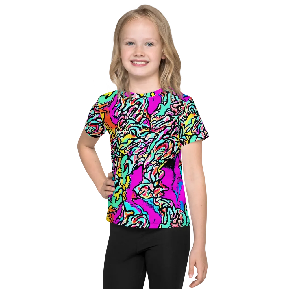 Radiant Disruption on Kids Crew Neck T-Shirt — Front