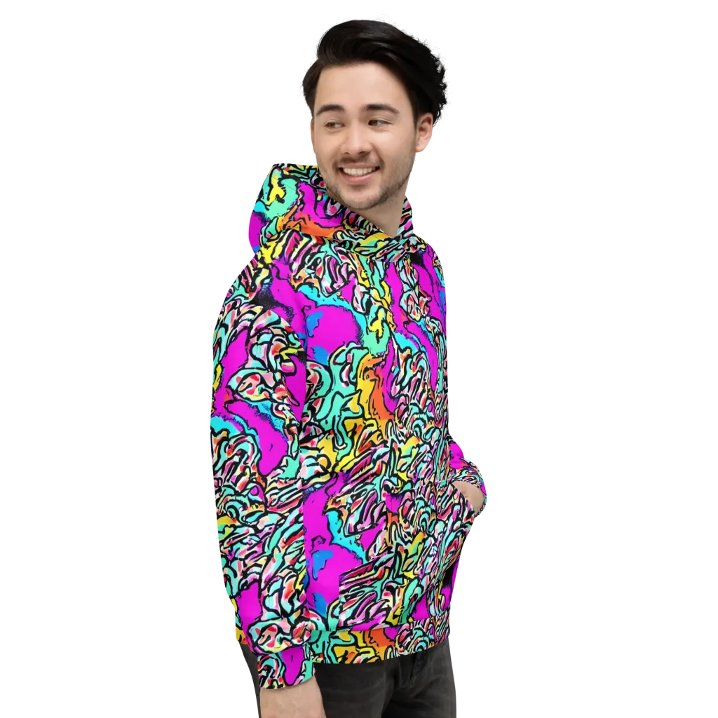 Radiant Disruption on Hoodie — Right