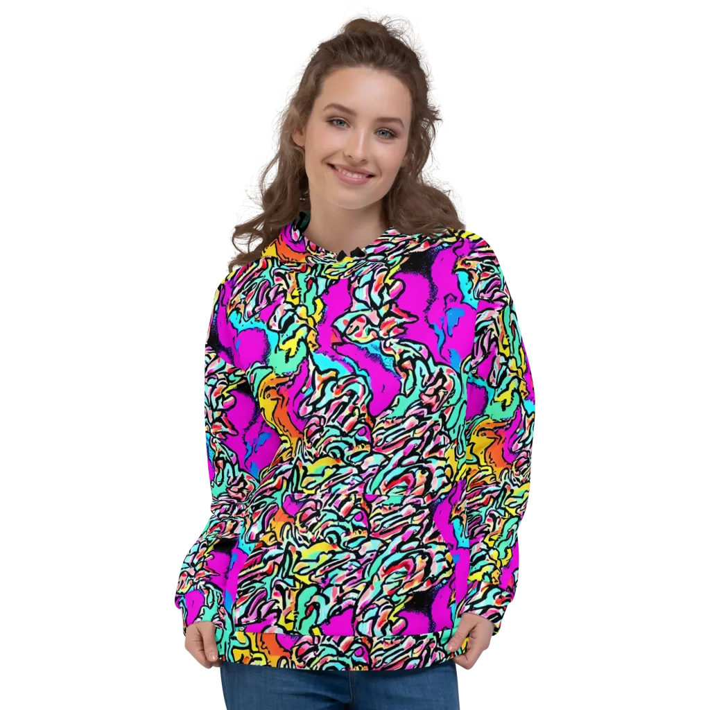 Radiant Disruption on Hoodie — Front
