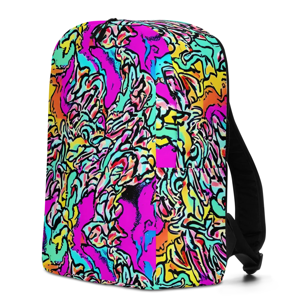 Radiant Disruption on Minimalist Backpack — Left
