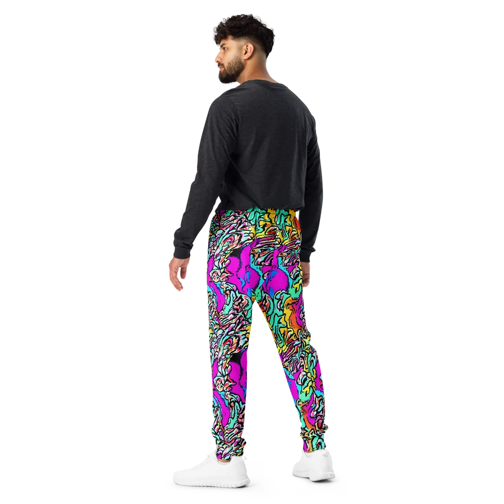 Radiant Disruption on Men's Joggers — Back