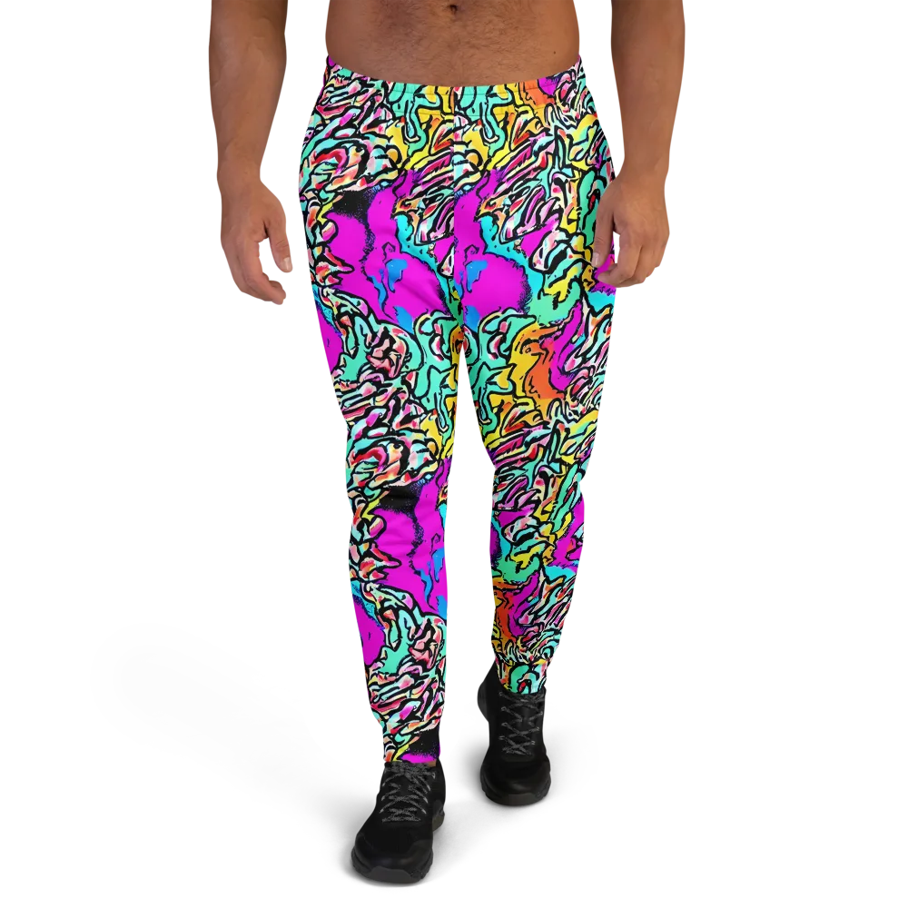 Radiant Disruption on Men's Joggers — Front